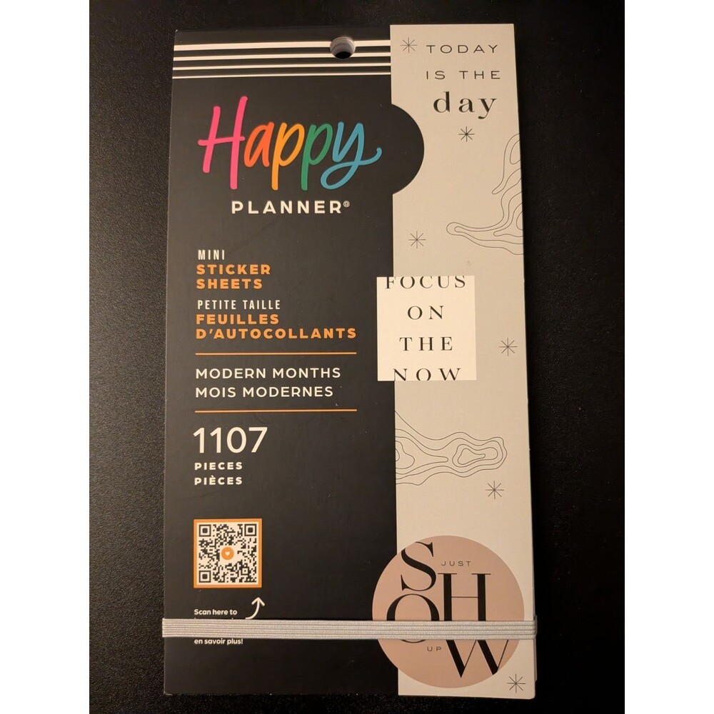 NEW! the Happy Planner Modern Months Mini Sticker Book - 1107 Pieces